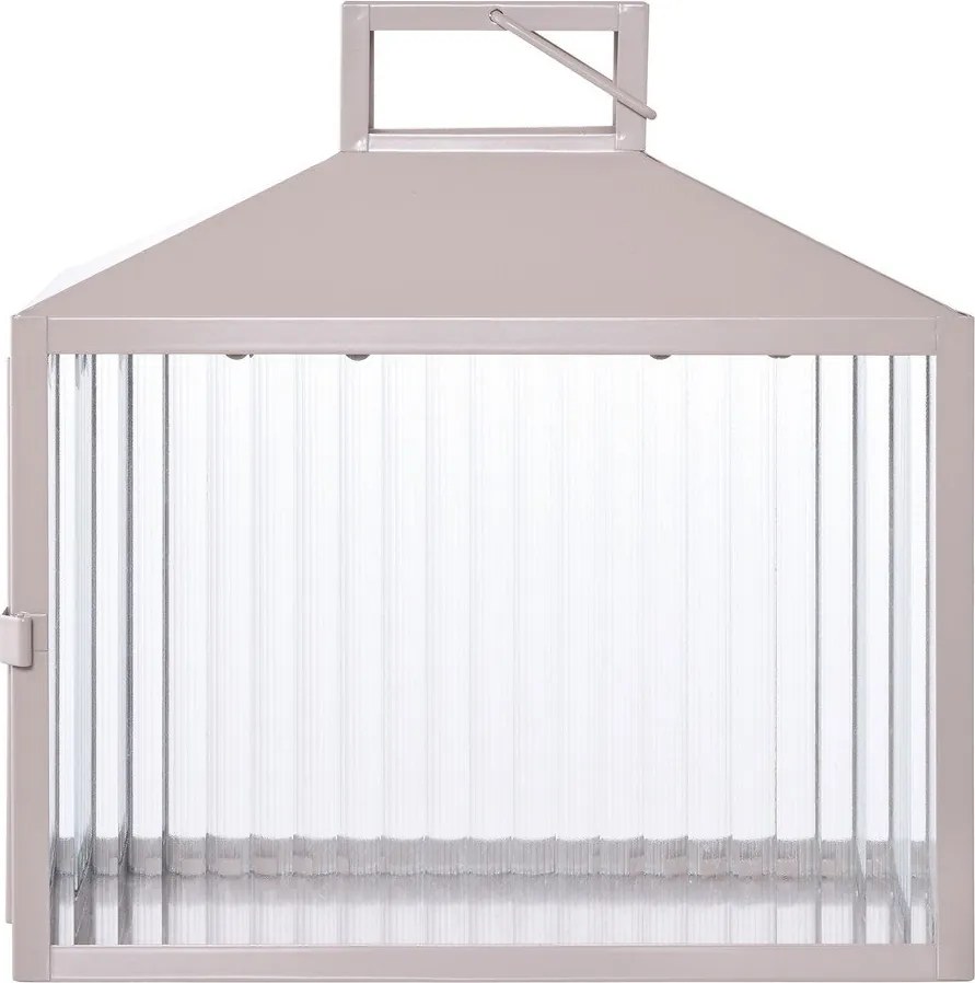 Lanterna in vetro (altezza totale 26,5 cm) Lucca – House Nordic