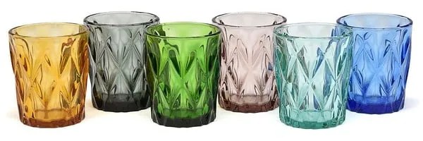 Set di 6 bicchieri , 270 ml Diamante - Brandani