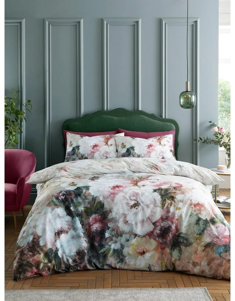 Biancheria da letto in cotone per letto matrimoniale/per letto esteso 230x220 cm Rose Bloom – RHS