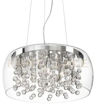 Audi-80 lampadario a sospensione in vetro trasparente con sfere di ...