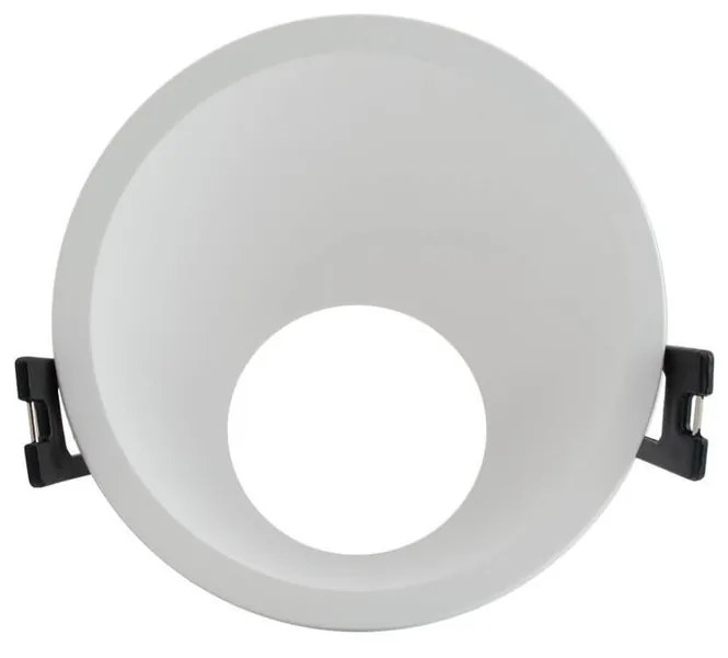 Faretto da Incasso Rotondo Policarbonato Foro Ø85mm Luce Asimmetrica per GU10