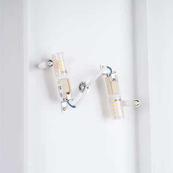 Sollux SL.1352 - Applique DURLIN 2xG9/8W/230V bianco