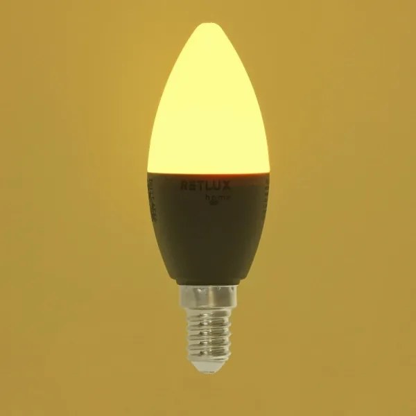 Retlux - Lampadina LED RGBW dimmerabile C37 E14/4,5W/230V 2700-6500K Wi-Fi Tuya