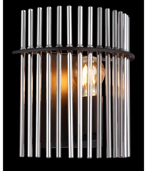 Globo 15698W - Applique GORLEY 1xE27/60W/230V nero