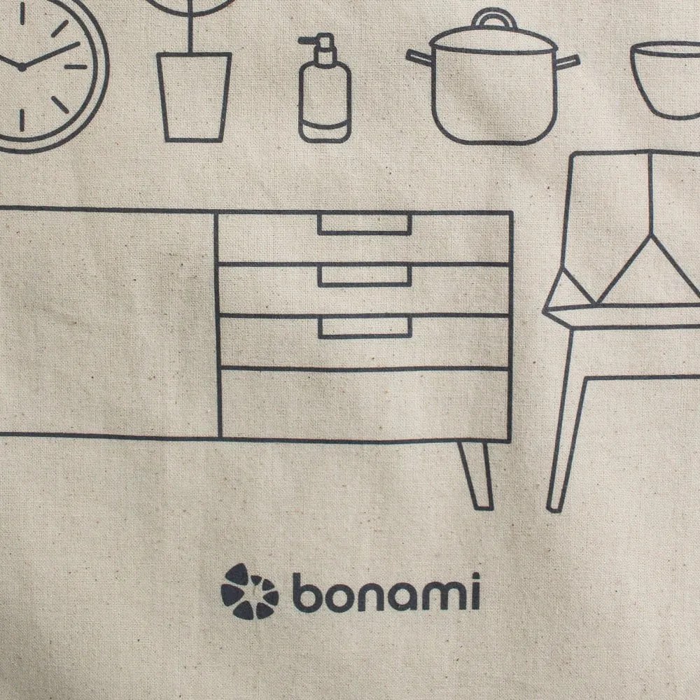 Borsa in tela color crema - Bonami