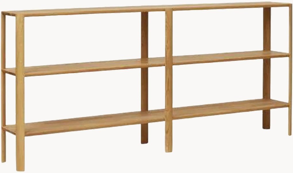 Scaffale in legno di quercia Leaf