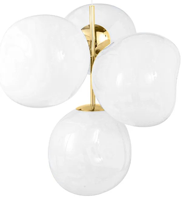 Tom Dixon - Melt Lampadario Small Opal/Gold Tom Dixon