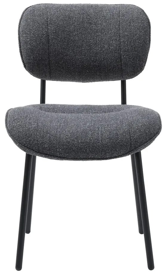 Sedia da pranzo grigio scuro Buffalo - Unique Furniture