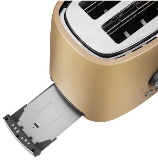 Sencor - Tostapane a due fessure con griglia 1000W/230V beige