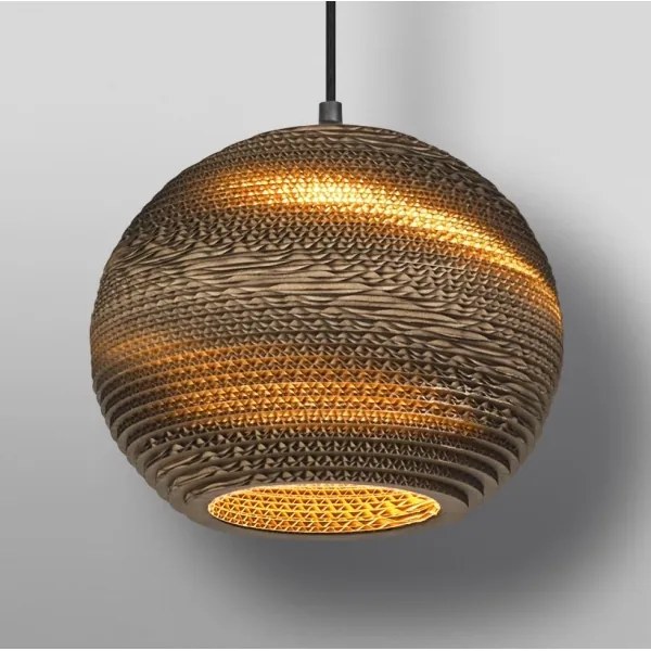 Ledvance - Lampadario a sospensione con filo DECOR CARDBOARD 1xE27/15W/230V diametro 26 cm