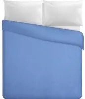 Trapuntino matrimoniale blu microfibra