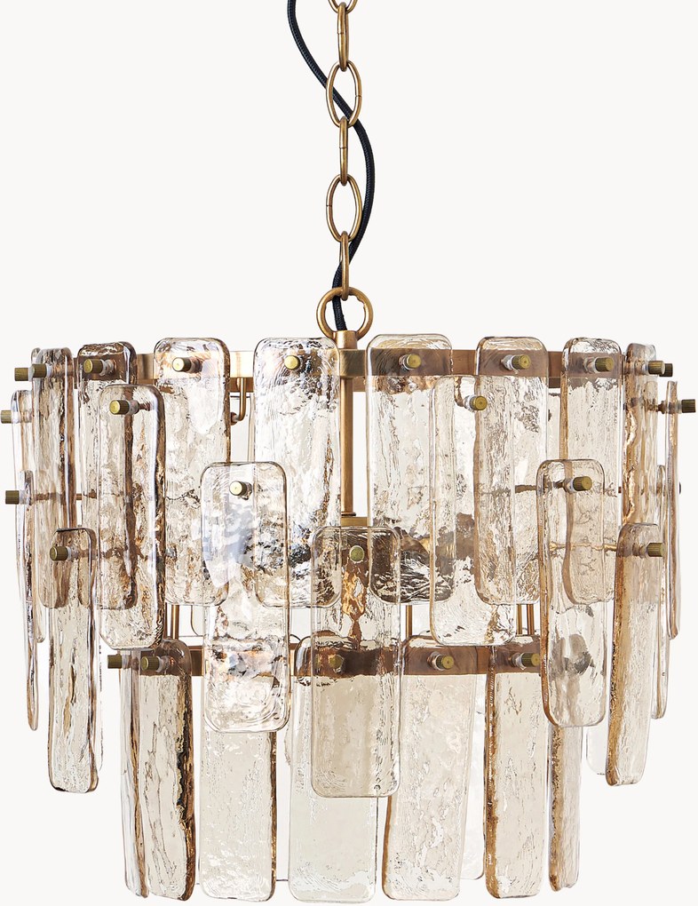 Lampada a sospensione grande in vetro Cersei