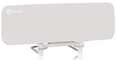 Lionelo - Barriera di sicurezza per letto LORA grigia