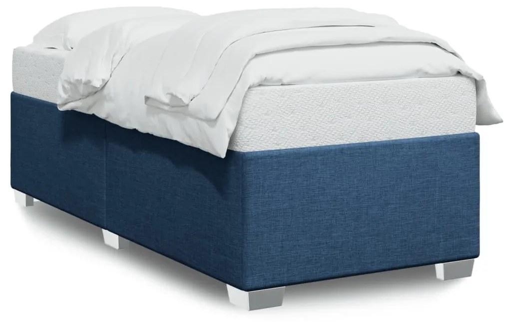 Giroletto Senza Materasso Blu 80x200 Cm İn Tessuto /