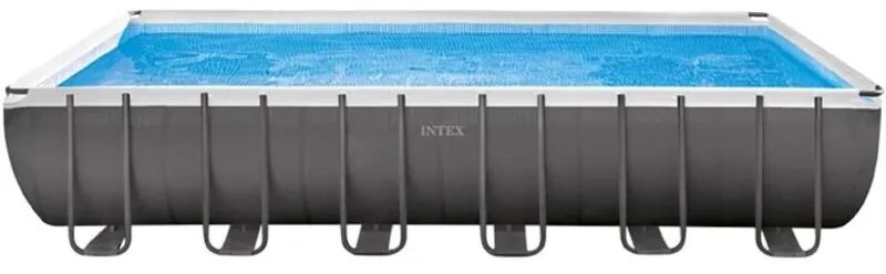 Intex PISCINA RETTANGOLARE ULTRA XTR FRAME CON POMPA A SABBIA cm. 732x366x132 h