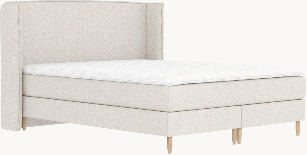 Letto boxspring fatto a mano Ardis, H4