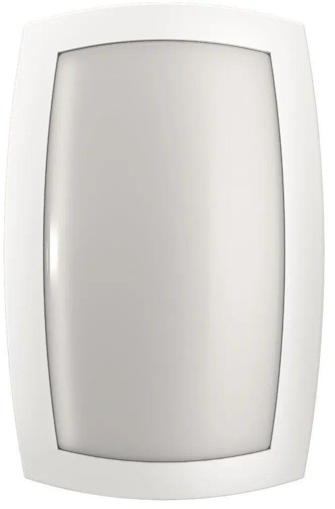 Applique Rettangolare Bianca E27 da Parete e Soffitto IP54