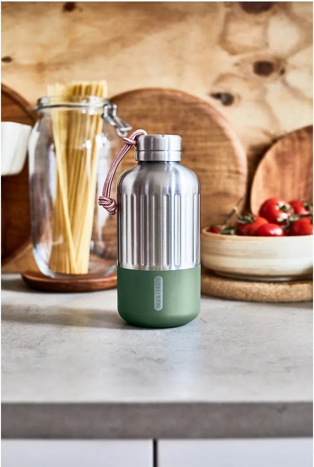 Bottiglia termica argentata in acciaio inox 650 ml Explorer – Black + Blum