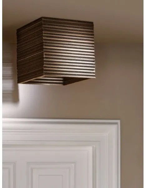 Ledvance - Plafoniera DECOR CARDBOARD 1xE27/15W/230V 25x25 cm