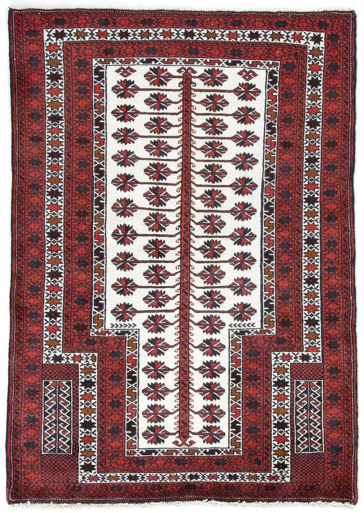 Beluch Tappeto 140x90 (Iran) Annodato A Mano