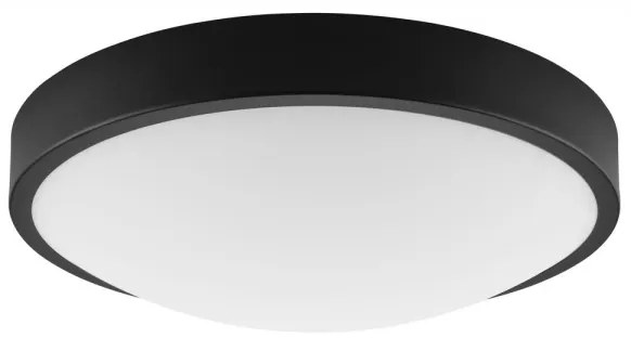 Plafoniera JONAS 2xE27/60W/230V diametro 36 cm nero