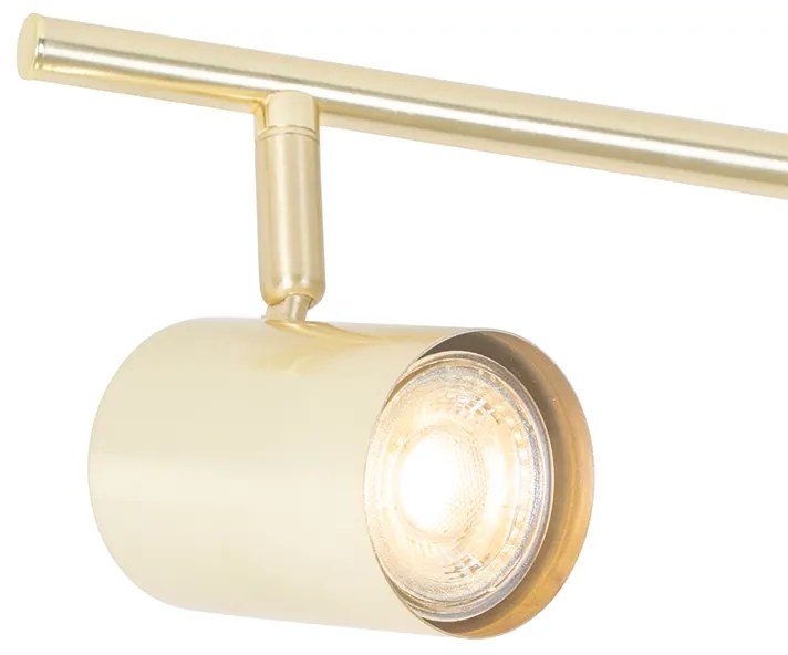 Plafoniera moderna ottone 3 luci orientabili - Jeana