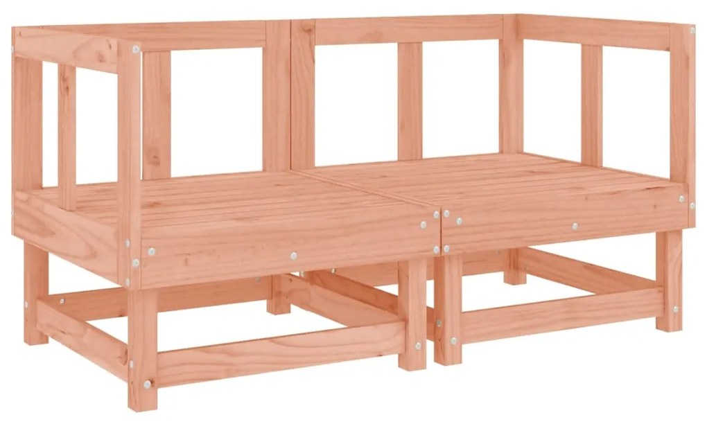 Set salotto da giardino 7 pz in legno massello di douglas