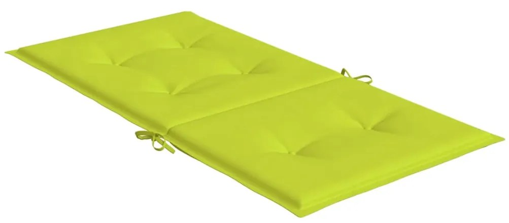 Cuscini per Sedia 6 pz Verde Intenso 100x50x3 cm Tessuto Oxford