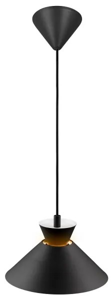Nordlux - Lampadario a sospensione con filo DIAL 1xE27/40W/230V nero