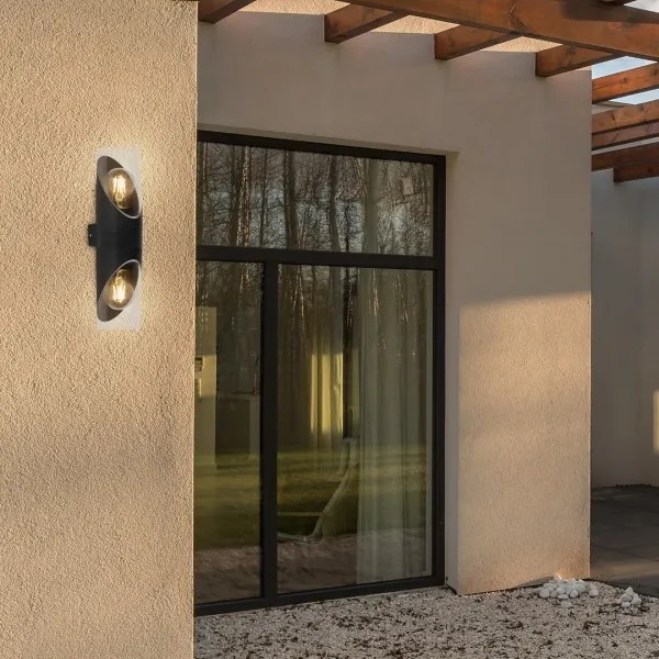 Rabalux 7237 - Lampada da parete esterna NOVIGRAD 2xE27/28W/230V IP54