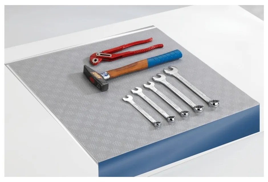 Tappetino antiscivolo grigio per cassetti 500, 150 x 50 cm - Wenko