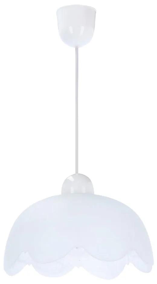 Lampada a sospensione bianca con paralume in vetro ø 25 cm Bratek - Candellux Lighting
