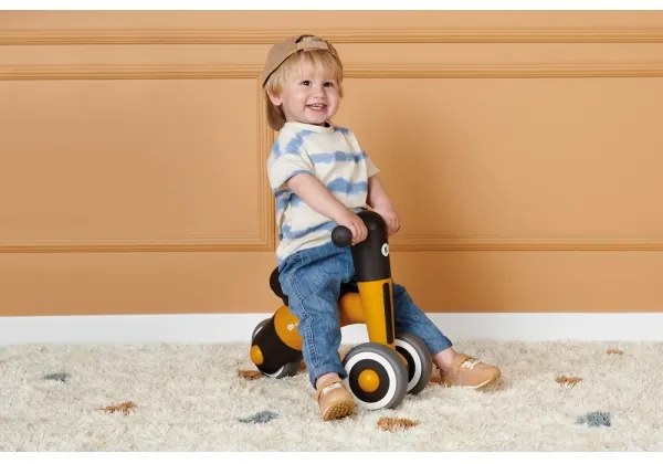 KINDERKRAFT - Odrážedlo MINIBI Premium arancione/grigio