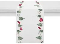 Runner natalizio 40x140 cm cotone cuori