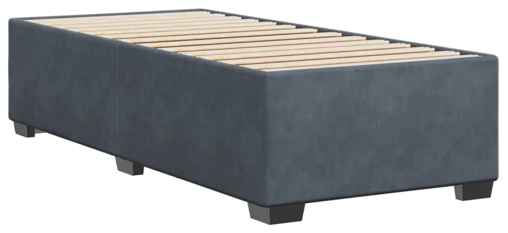 Giroletto grigio scuro 80x200 cm in velluto