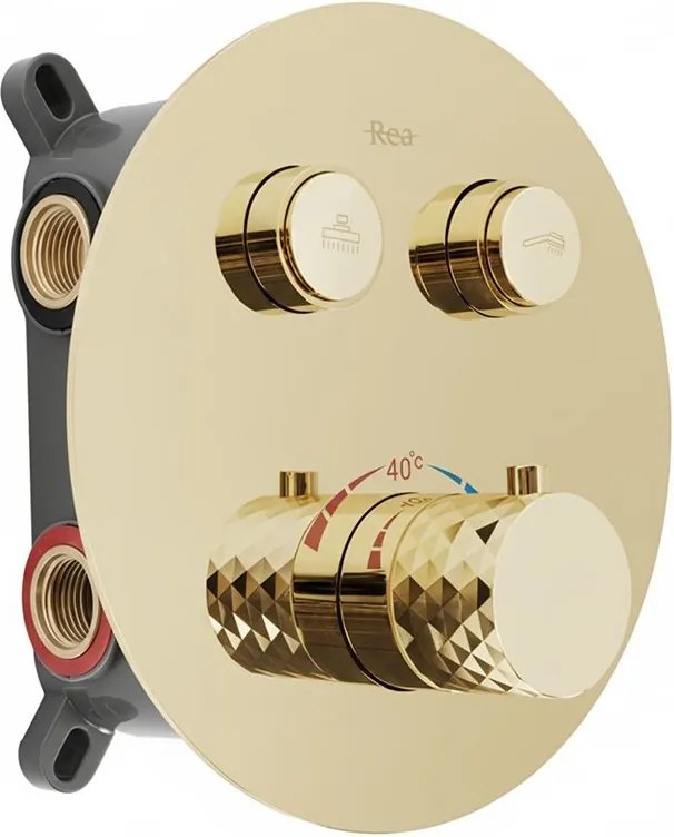 Set doccia da incasso Rea Lungo Diamond Gold+ BOX