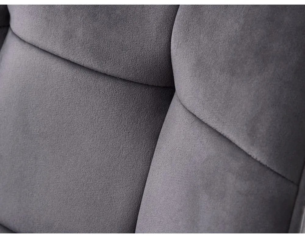 Set di sedie da pranzo grigia in imbottito con braccioli 2 pz Nolan Square – Unique Furniture