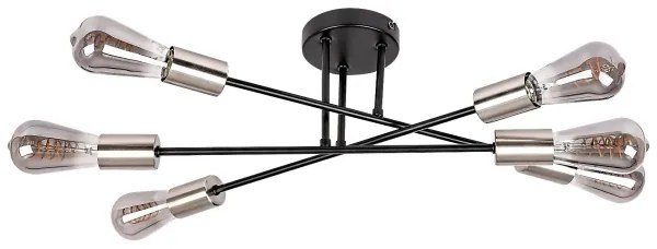 Rabalux 71026 - Plafoniera BRANWEN 6xE27/25W/230V