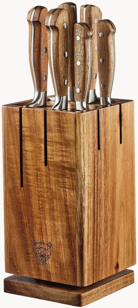 Set di coltelli da cucina con ceppo Jakob Skagen, set da 7