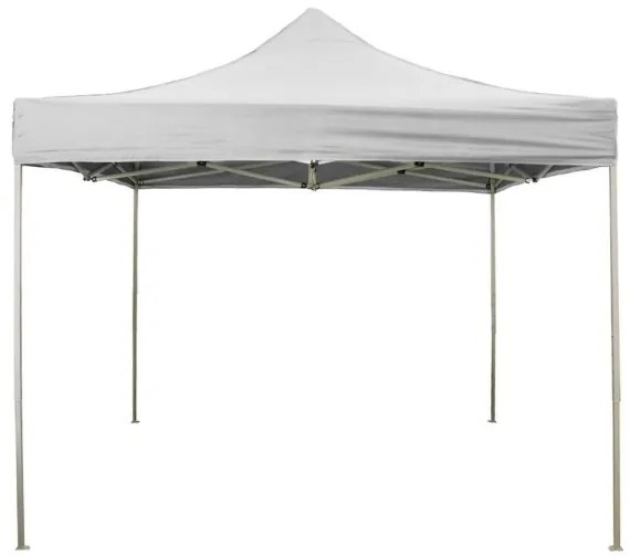 Telo laterale 3x2m bianco impermeabile con porta avvolgibile per gazebo richiudibile 3x3mt