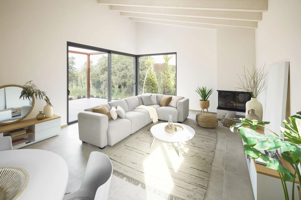 Kave Home - Fodera per cuscino Noa 30 x 50 cm beige