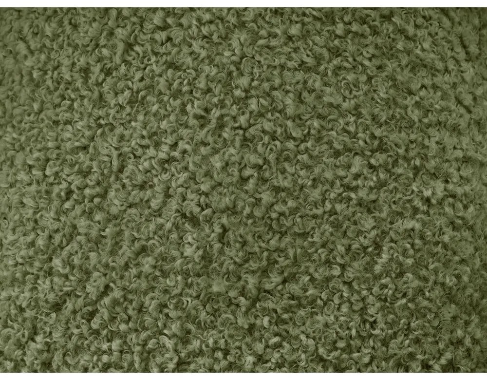 Divano verde con rivestimento in bouclé 232 cm Hippolyte – Bobochic Paris