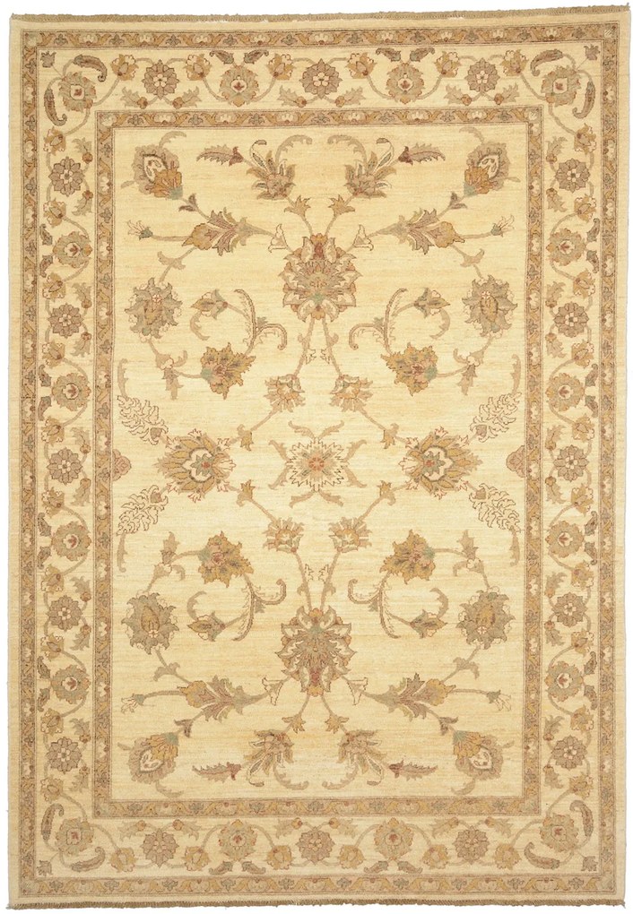 Ziegler Tappeto orientale 200x290 Beige (Pakistan) Annodato A Mano