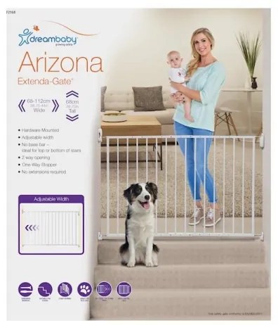 Dreambaby - Barriera di sicurezza ARIZONA 68-112 cm