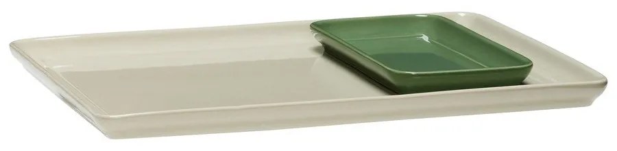 Set di vassoi decorativi in ceramica 2 pz 26x35 cm Amare – Hübsch