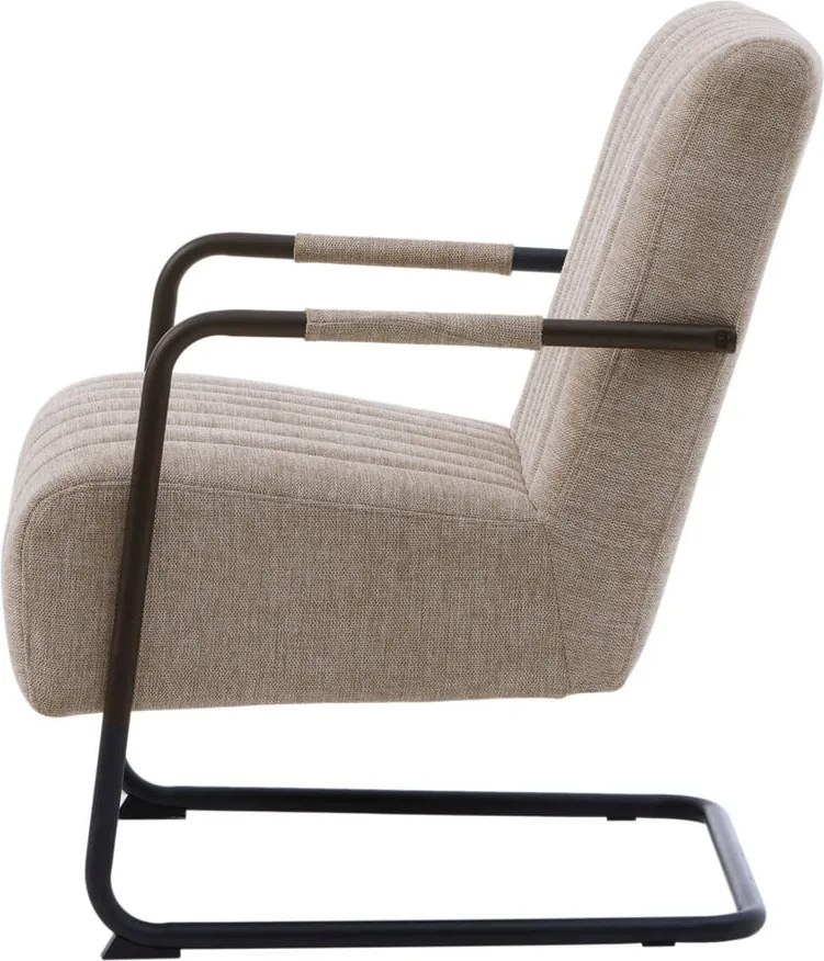 Poltrona beige Trout - Unique Furniture