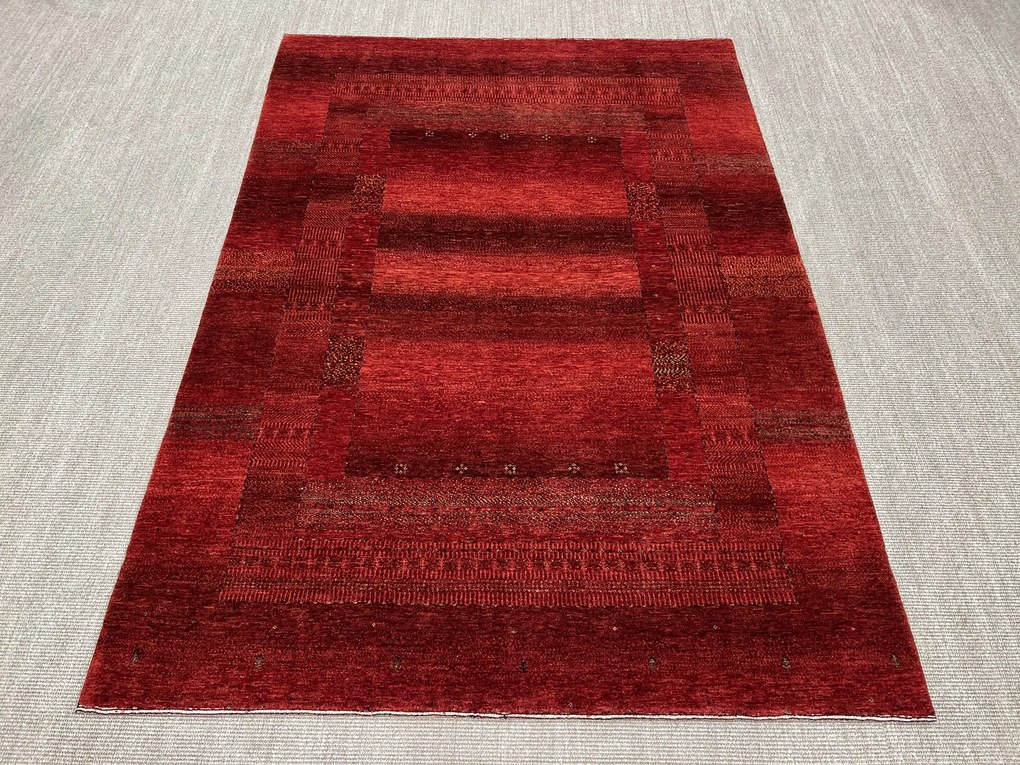 Loribaft Tappeto 170x240 Rosso (Iran) Annodato A Mano