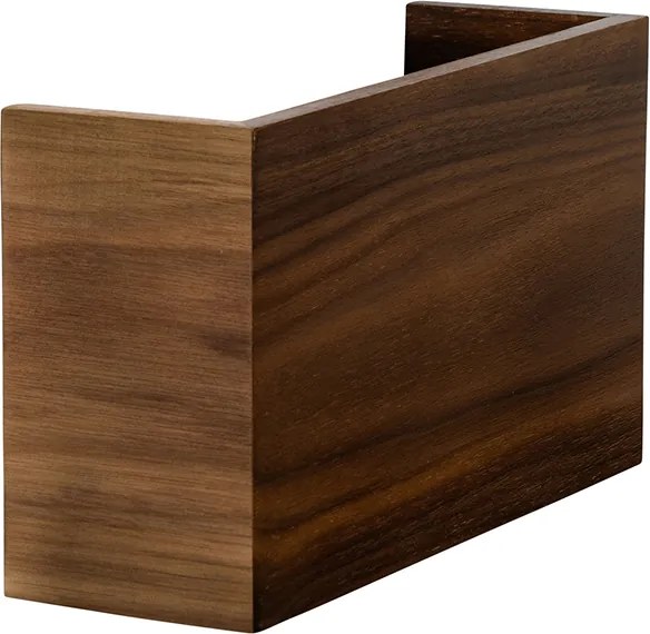 Lampada da parete intelligente in legno di noce 24 cm con Wi-Fi G9 - Otan