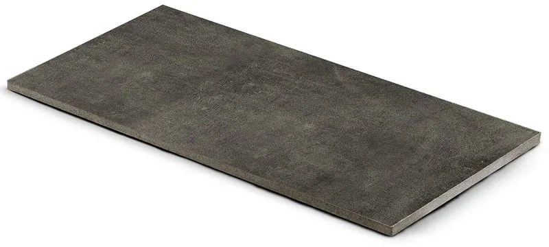 Lastra di cemento Cemento Black Rectif in gres naturale nero L 80 x L 40 cm, spessore 30 mm, 27 pezzi