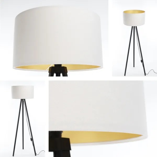 Lampada da terra STANDART 1xE27/60W/230V bianco/wenge